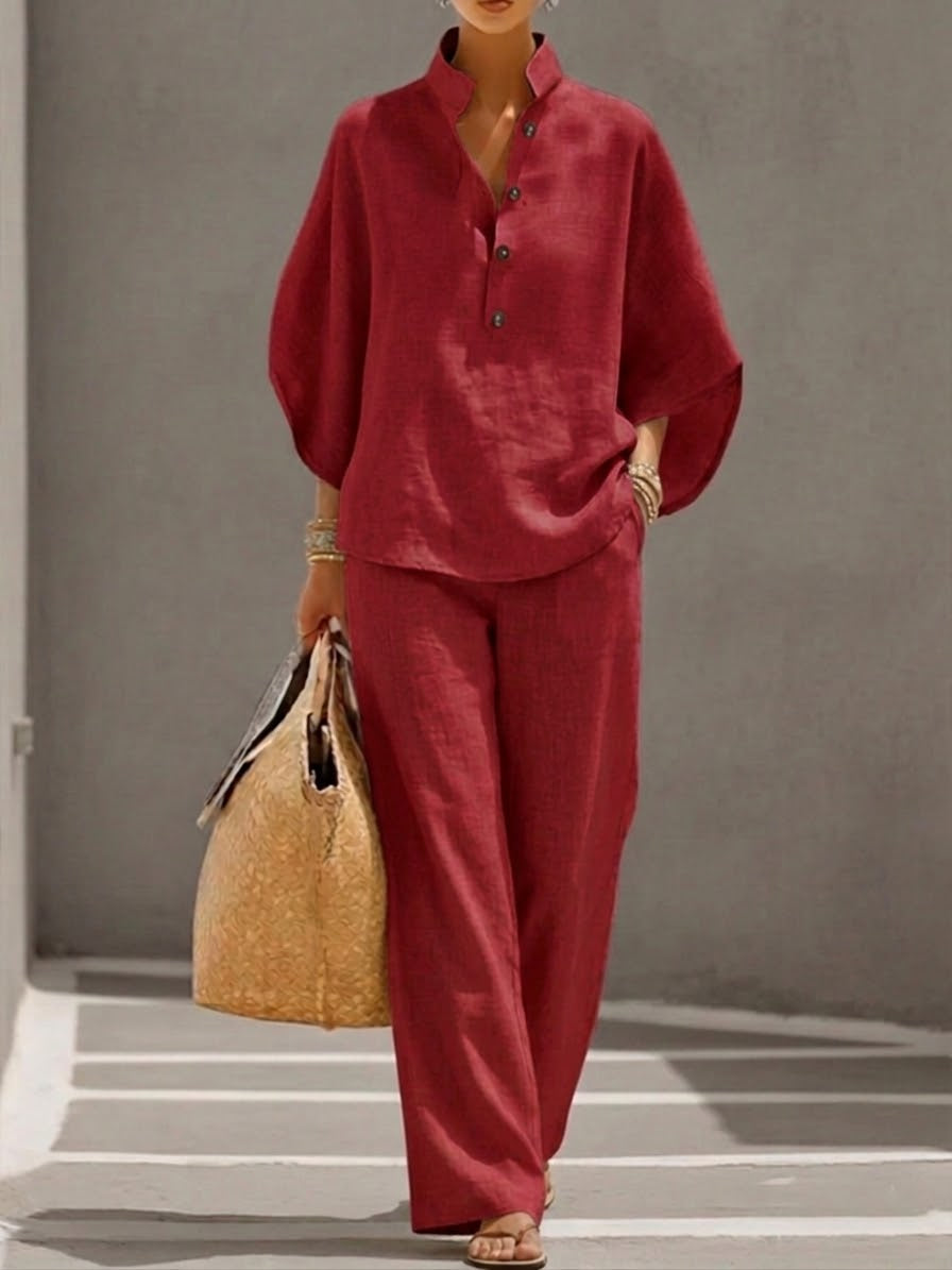 Waverly™ | Flowy Bat-Sleeve Two-Piece Set