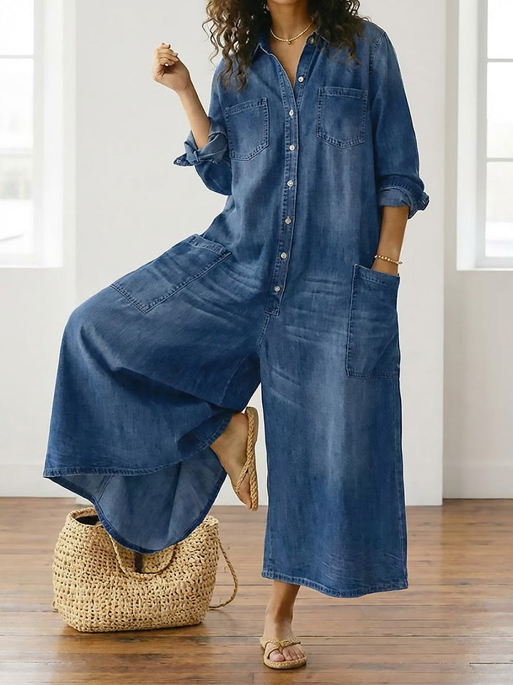Romy™ | Vintage Washed Jumpsuit