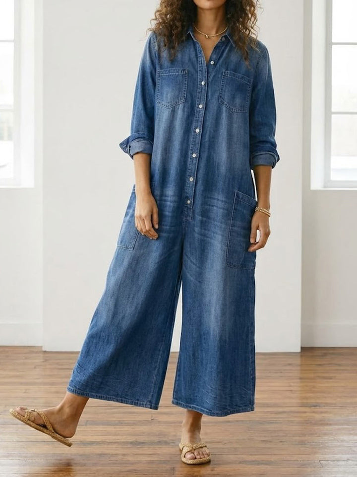 Romy™ | Vintage Washed Jumpsuit