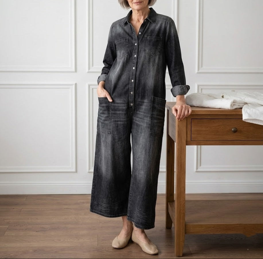 Romy™ | Vintage Washed Jumpsuit