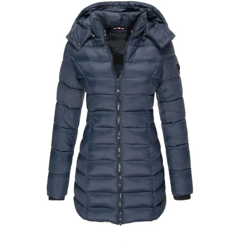Margaret | Hooded Longline Puffer Jacket